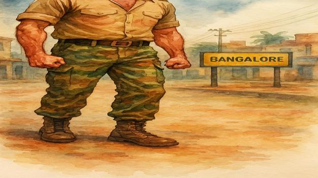 Supporting a veteran turn tech professional — Bangalore watercolour